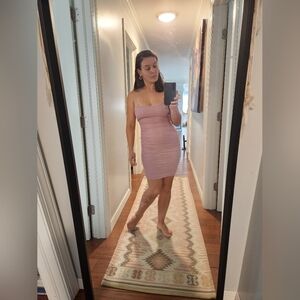 Forever 21 Strapless Mauve Dress
